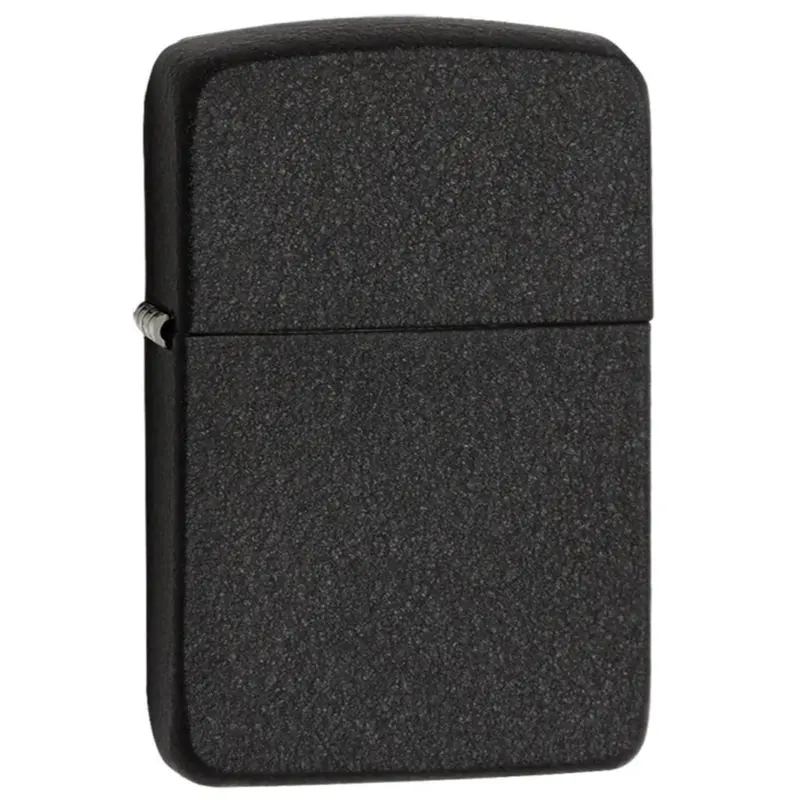 1941 Black Crackle Zippo Lighter Plain 28582 1