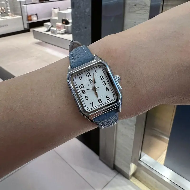Abiu Analog Blue Leather Strap Women Watch Ab-6111-S-Bu-L 1