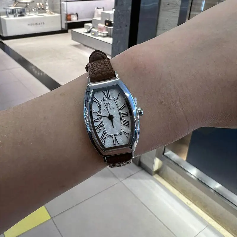 Abiu Analog Brown Leather Strap Women Watch Ab-6109-S-Br-L 1