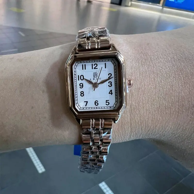 Abiu Analog Rose Gold Stainless Steel Strap Women Watch Ab-6111-Rg-W 1