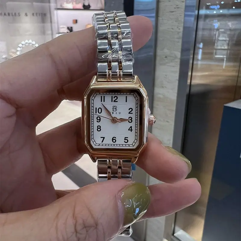 Abiu Analog Two-Tone Stainless Steel Strap Women Watch Ab-6111-S-Br-L 1