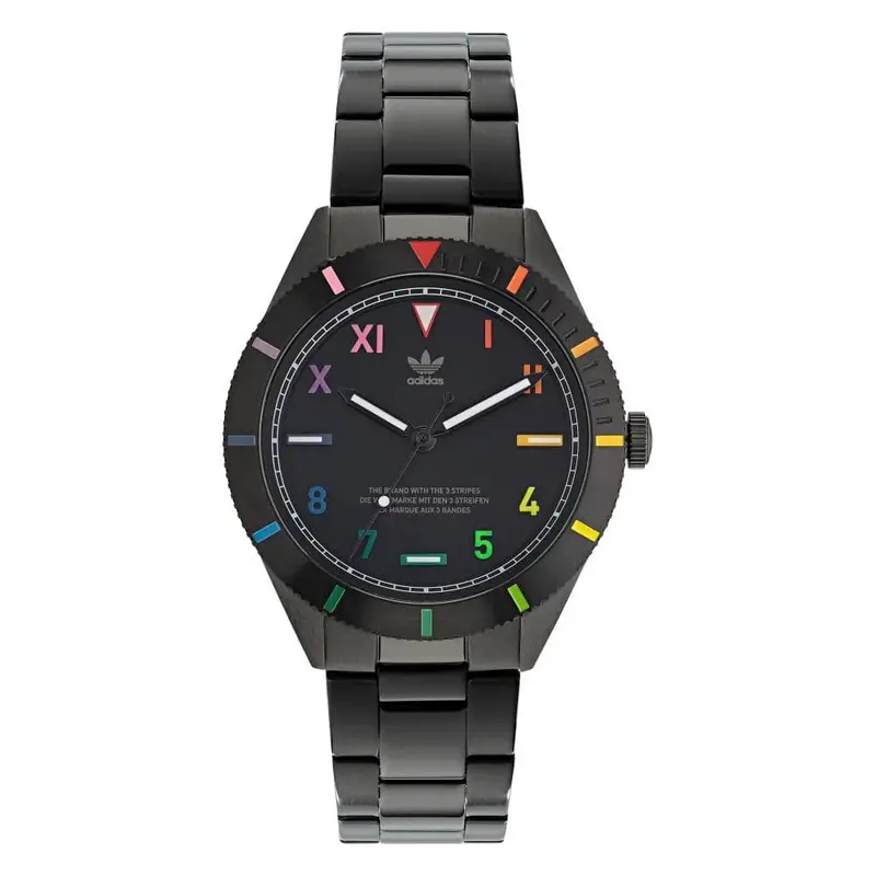 Adidas Aofh22056 Black Stainless Steel Men Watch 1