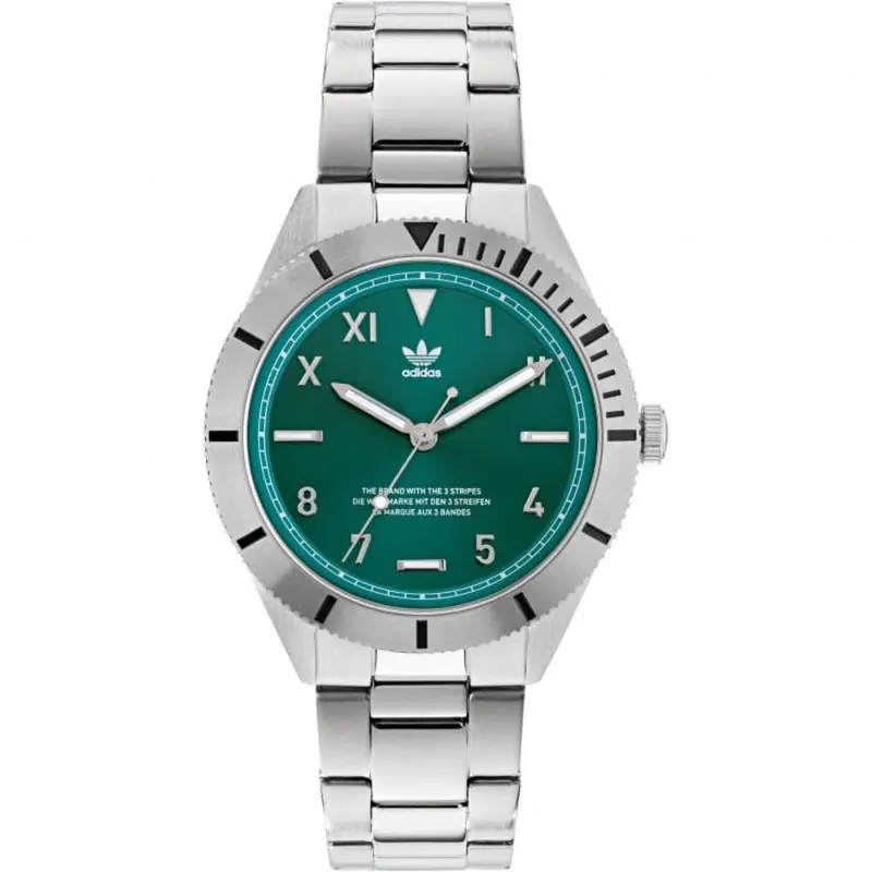 Adidas Aofh22060 Green Dial Stainless Steel Men Watch 1
