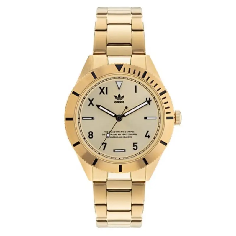 Adidas Aofh22062 Gold Stainless Steel Unisex Watch 1