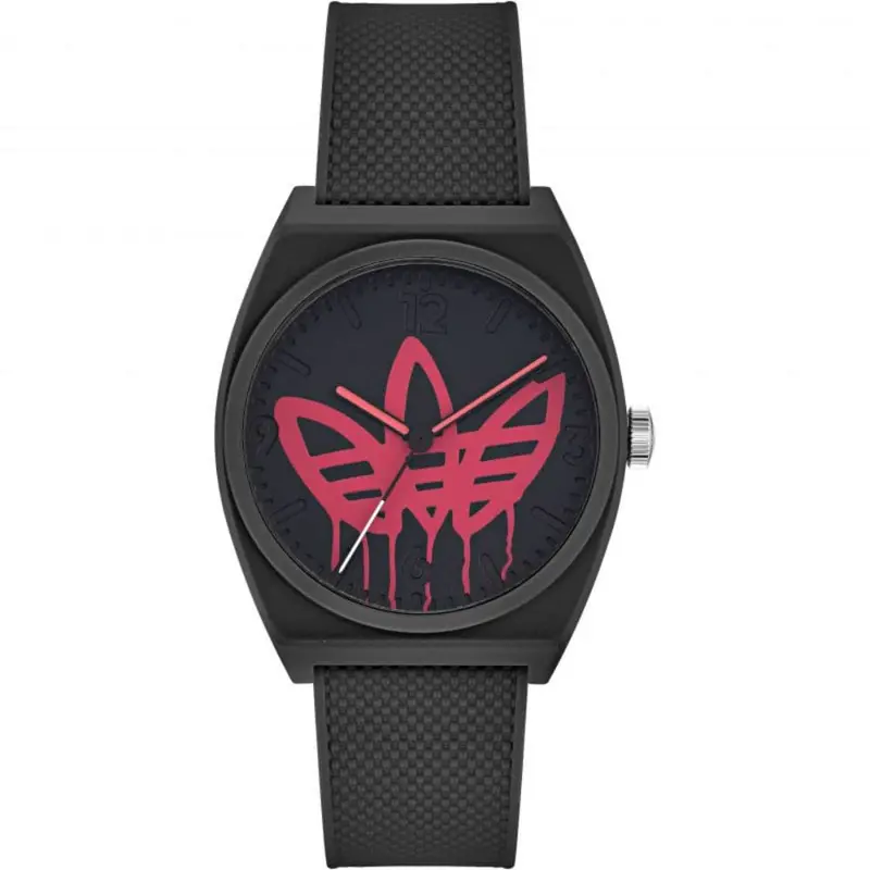 Adidas Aost22039 Black Plastic/Resin Unisex Watch 1