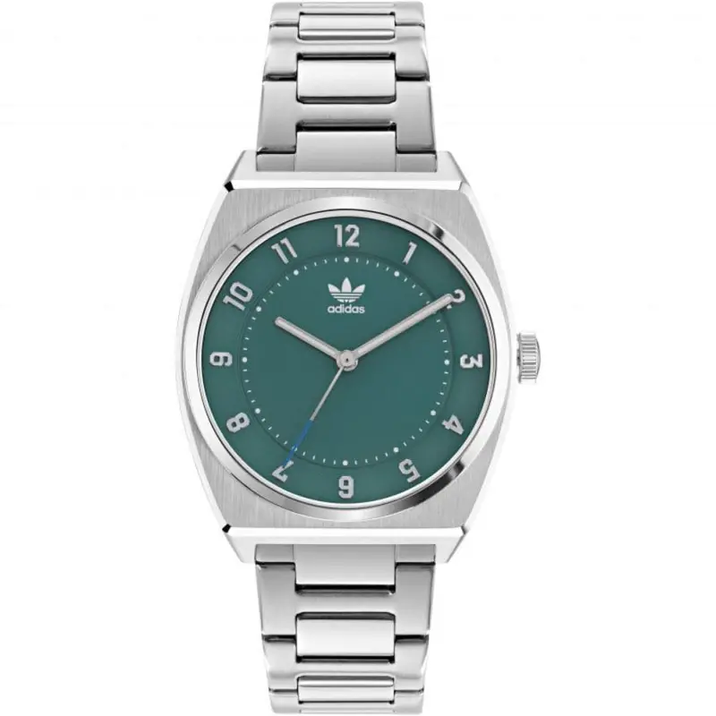 Adidas Aosy22027 Green Dial Stainless Steel Unisex Watch 1