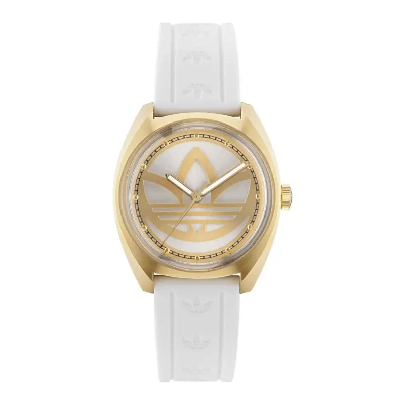 Adidas Edition One White Dial And Rubber Strap Unisex Watch Aofh23012 1