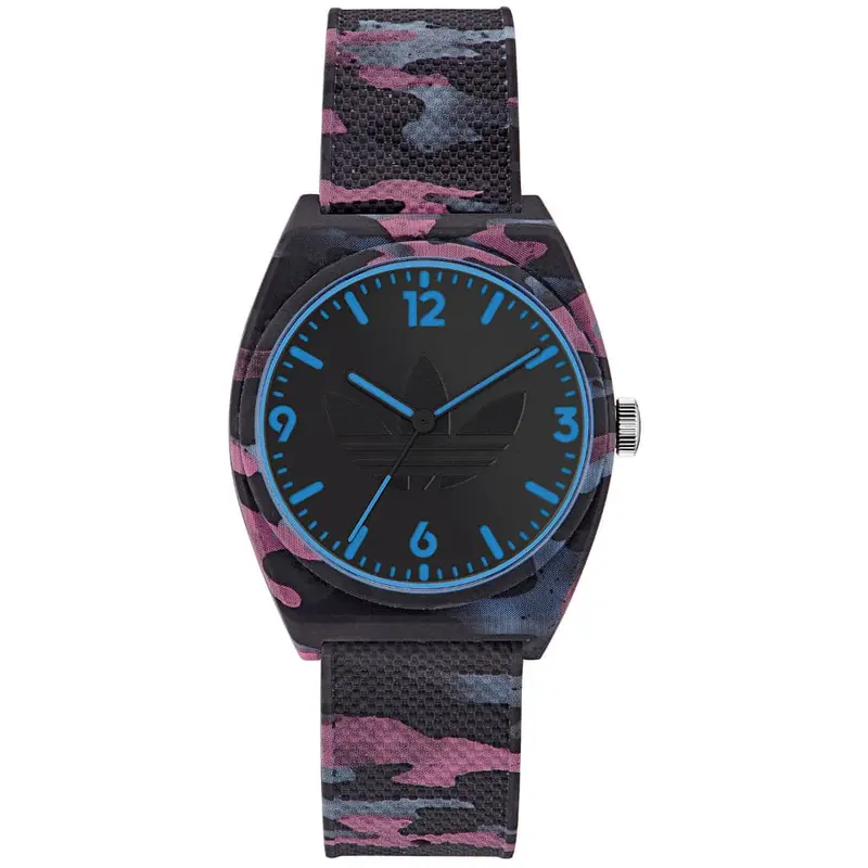 Adidas Multicolor Camouflage Strap Unisex Watch Aost22569 1