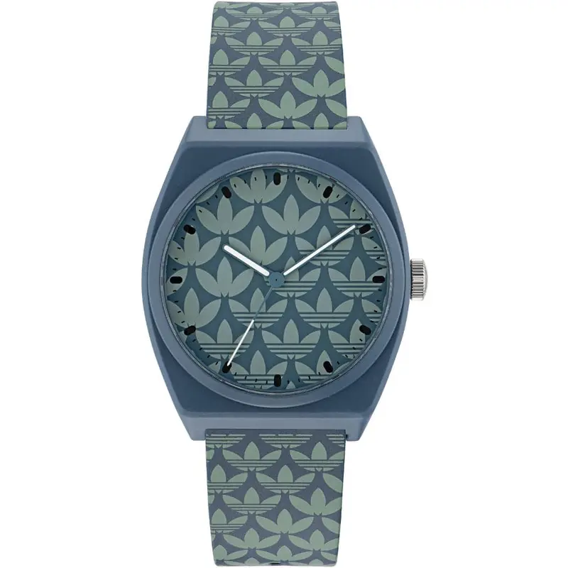 Adidas Original Project Blue Dial And Rubber Strap Unisex Watch Aost23053 1