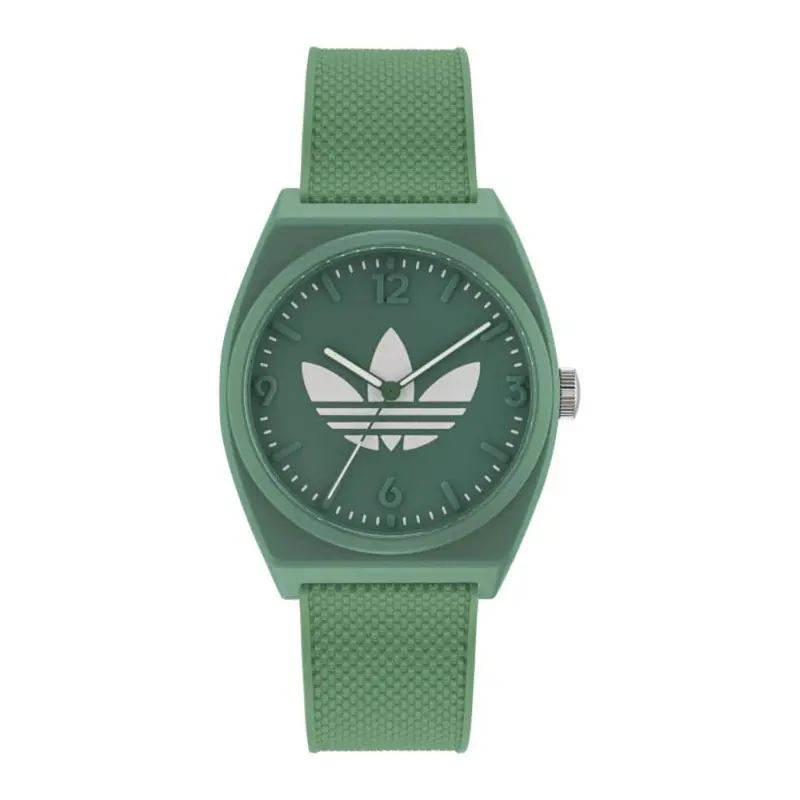 Adidas Project Green Dial And Resin Strap Unisex Watch Aost23050 1