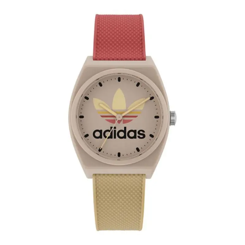 Adidas Project Two Grfx Multicolor Resin Strap Unisex Watch Aost23056 1