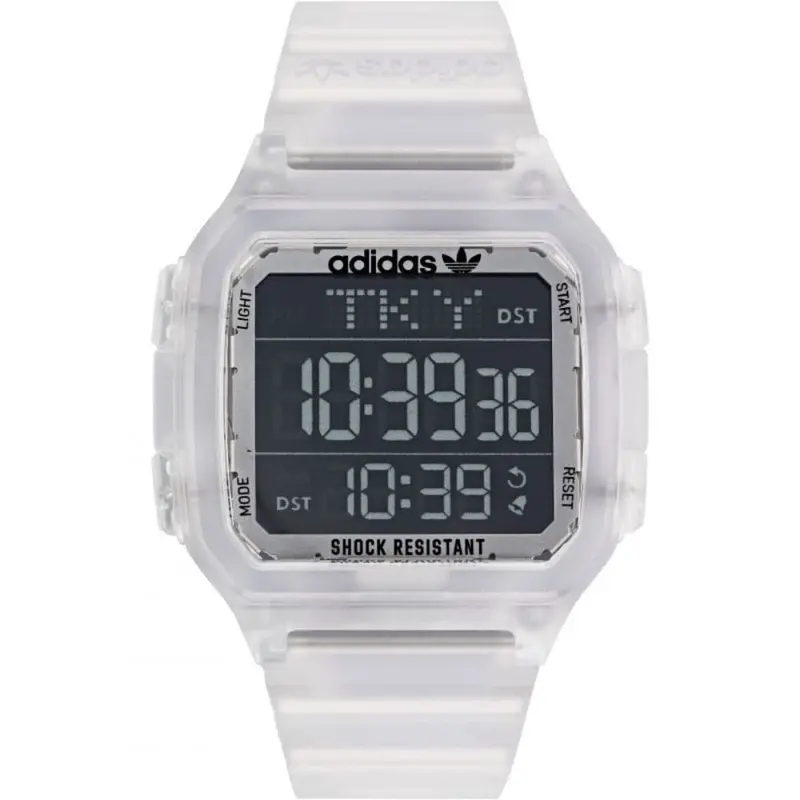 Adidasd Aost22049 White Plastic/Resin Unisex Watch 1