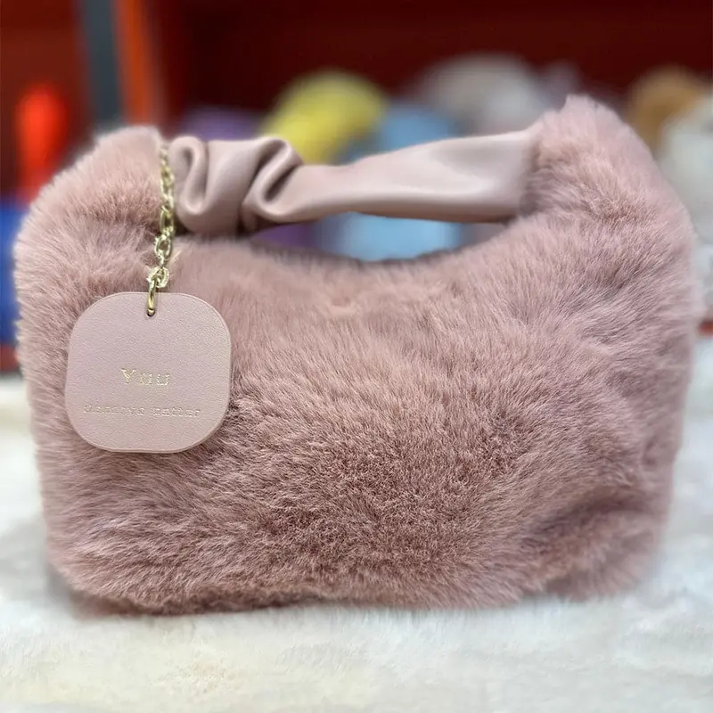 Ag Collective Fashionable Fluffy Women's Handbag 5