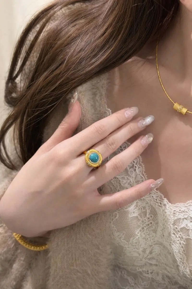 Ag Collective Jewelry · Azure Halo Ring 1