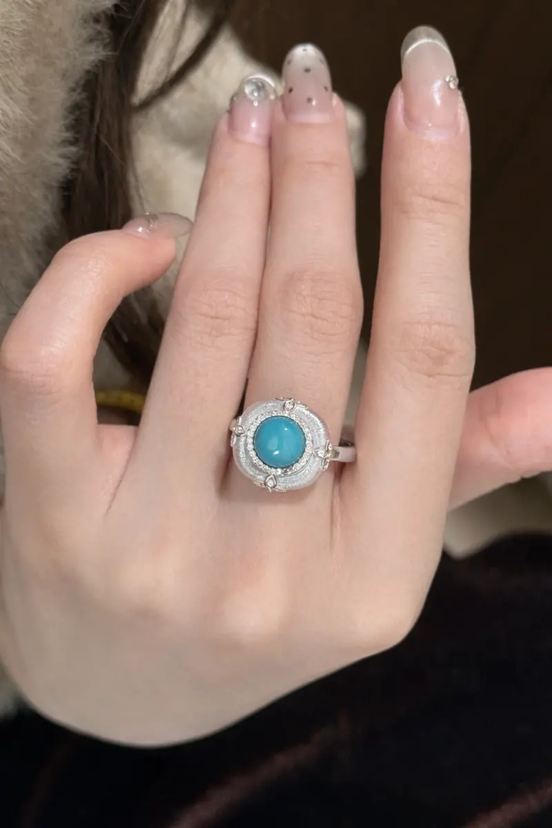 Ag Collective Jewelry · Azure Halo Ring 2
