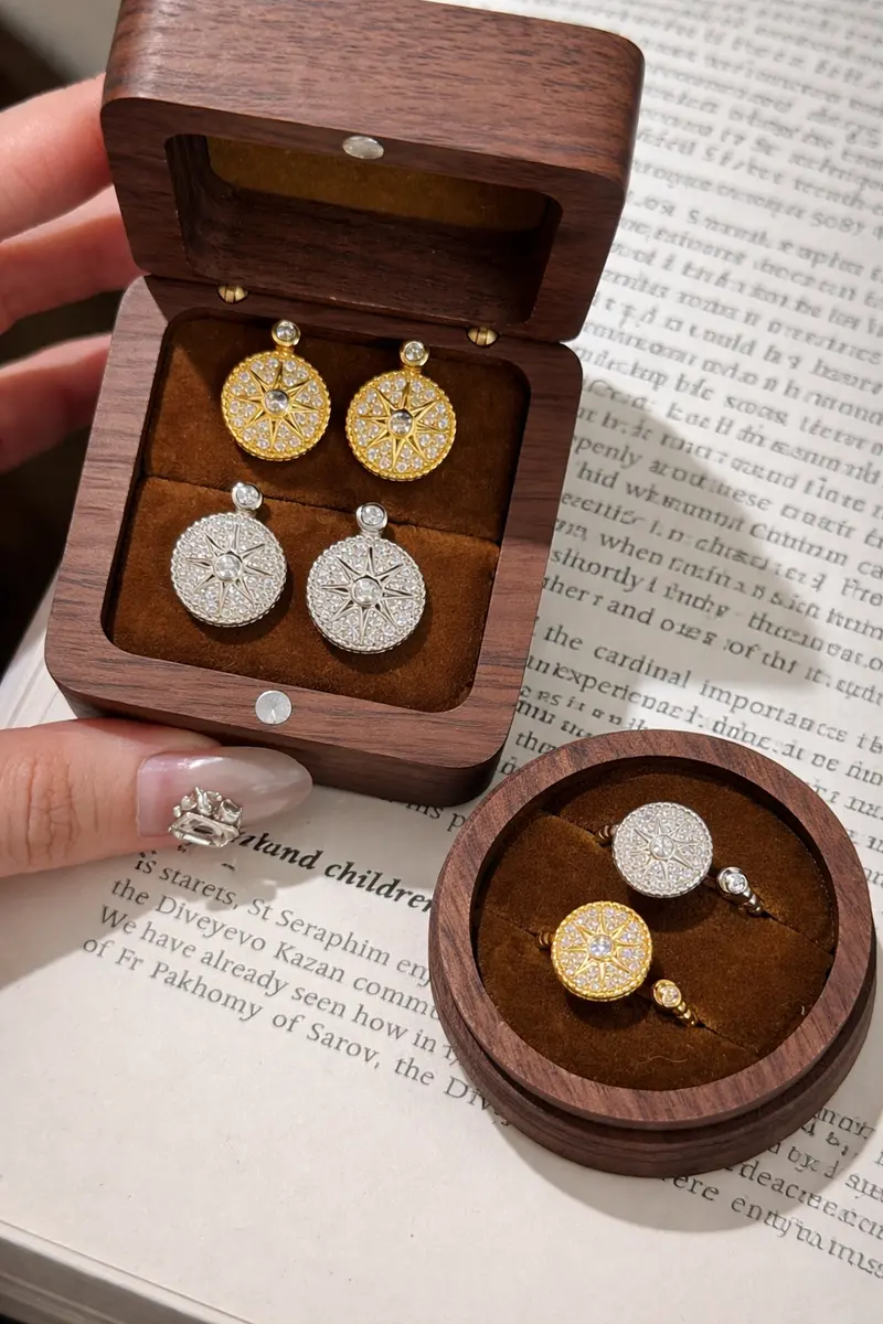 Ag Collective Jewelry · Celestial Compass Earrings 1