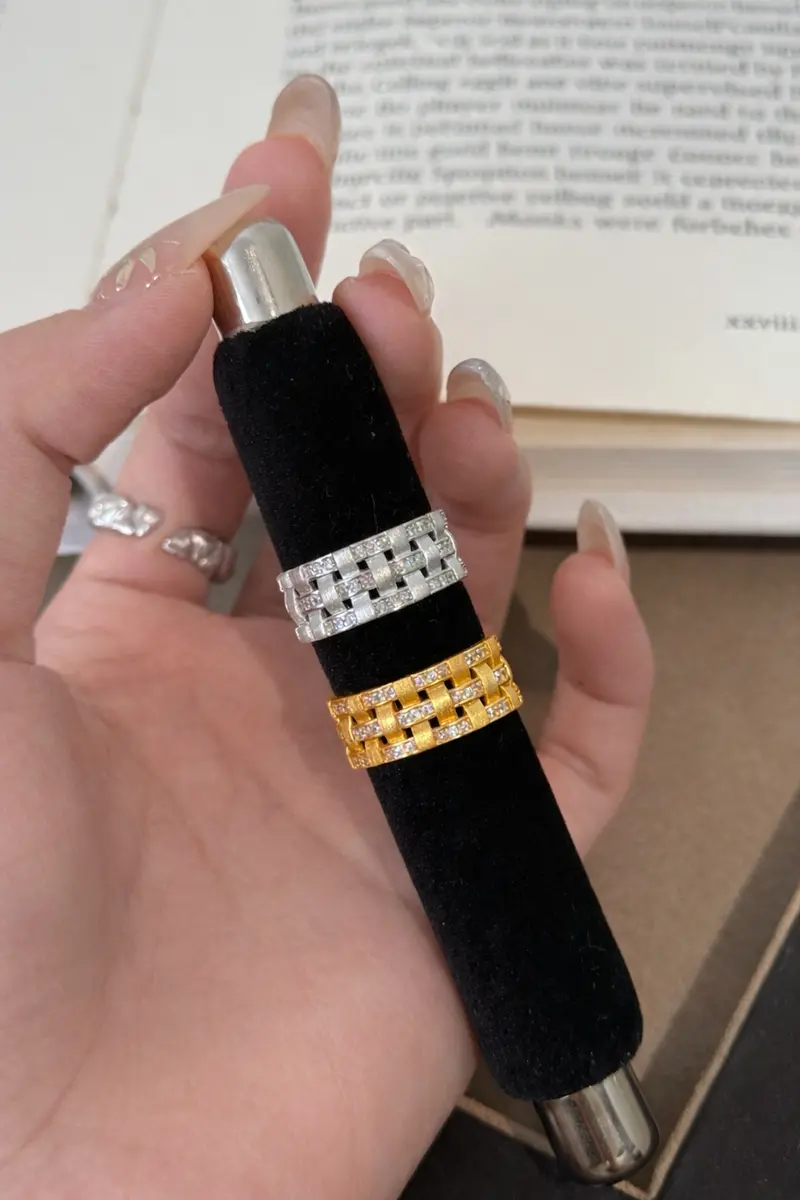 Ag Collective Jewelry · Lattice Radiance Ring 2