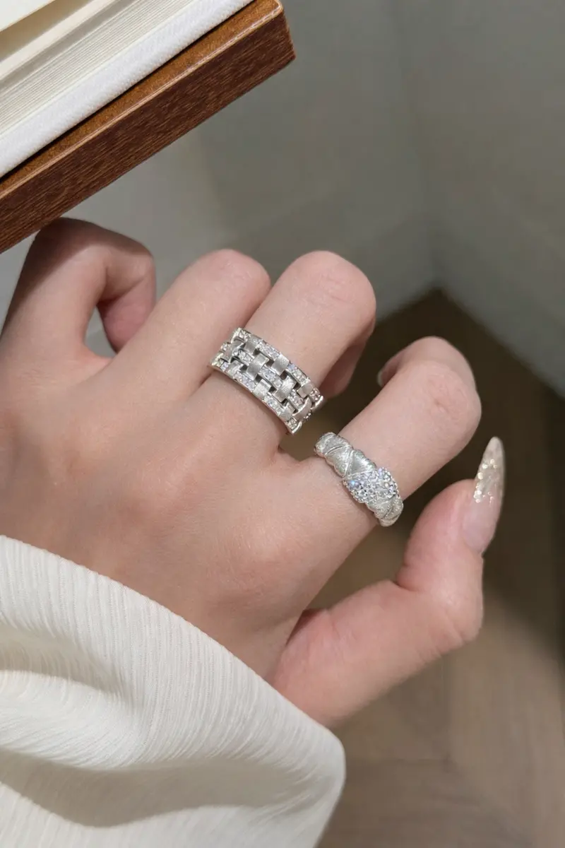 Ag Collective Jewelry · Lattice Radiance Ring 2