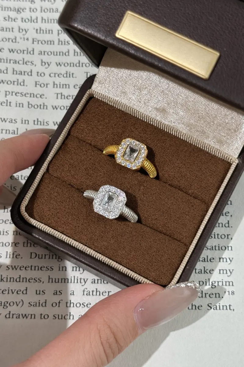 Ag Collective Jewelry · Radiant Frame Ring 1