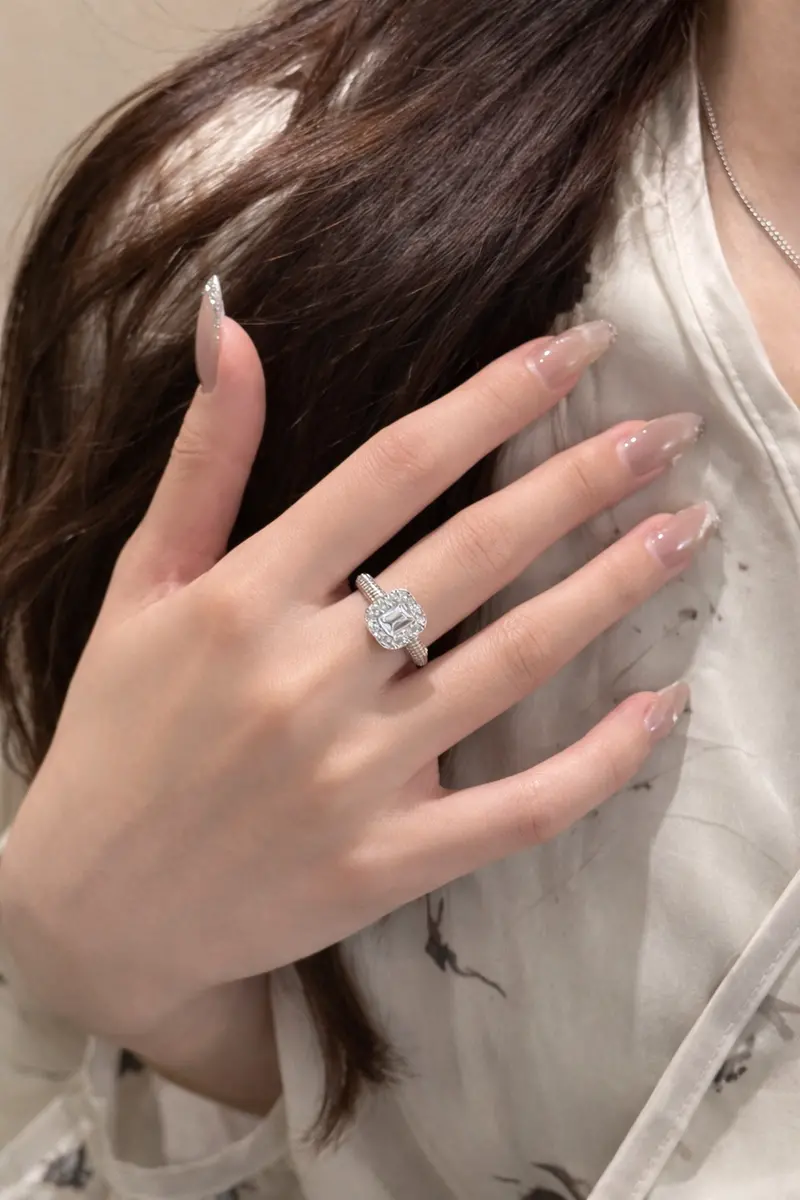 Ag Collective Jewelry · Radiant Frame Ring 2