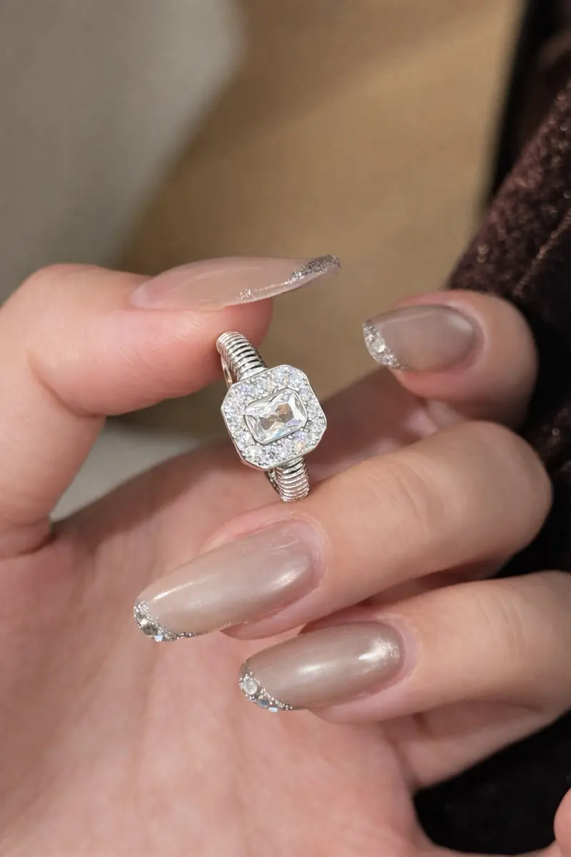 Ag Collective Jewelry · Radiant Frame Ring 2