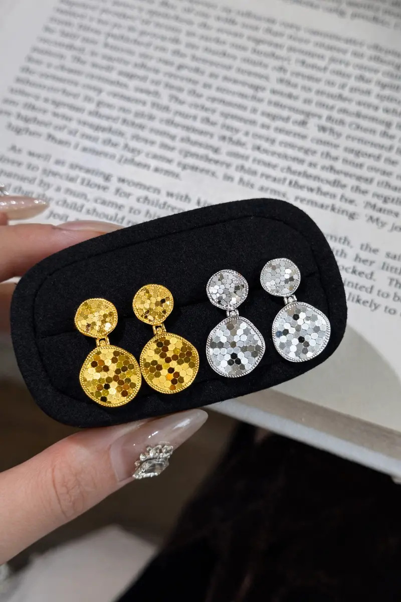 Ag Collective Jewelry – Celestial Mosaic Drop Earrings 1