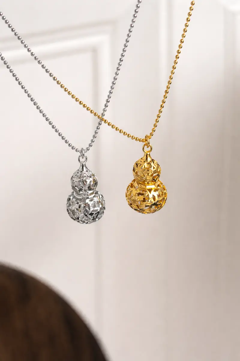 Ag Collective Jewelry – Fortune Gourd Radiance Necklace 1