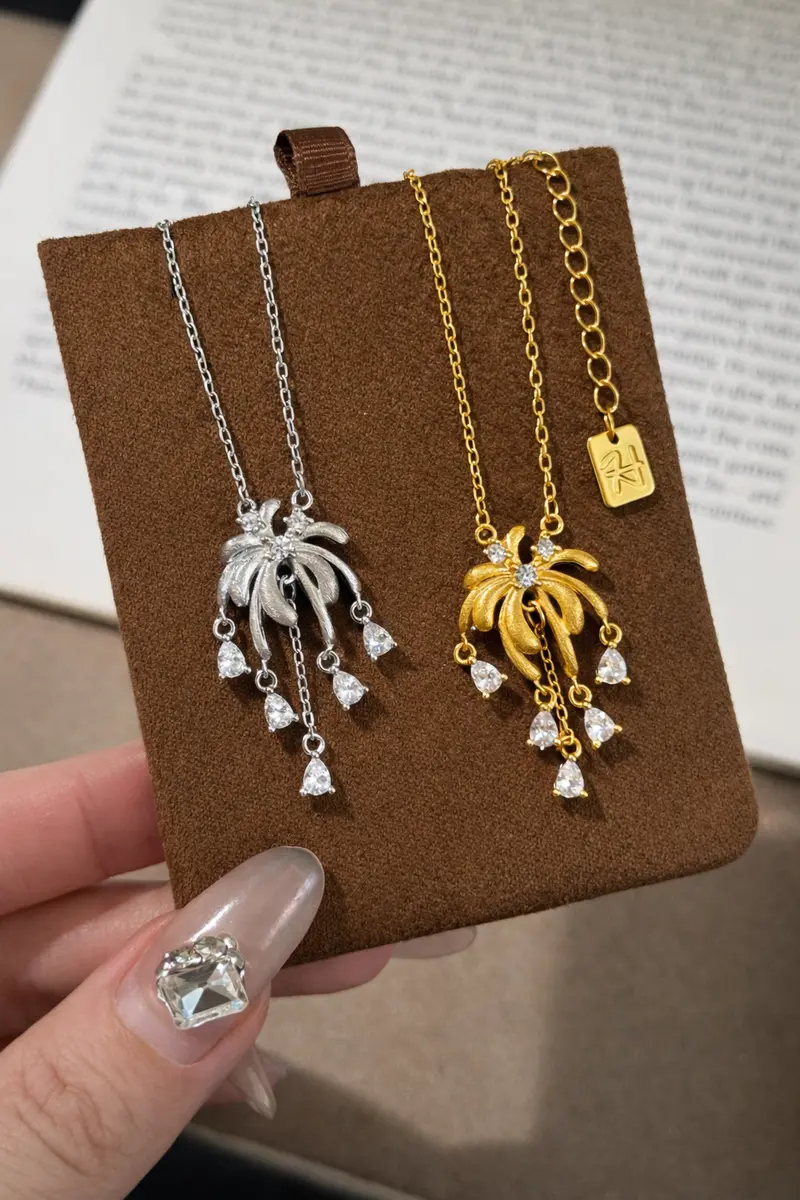 Ag Collective Jewelry – Golden Bloom Cascade Necklace 1