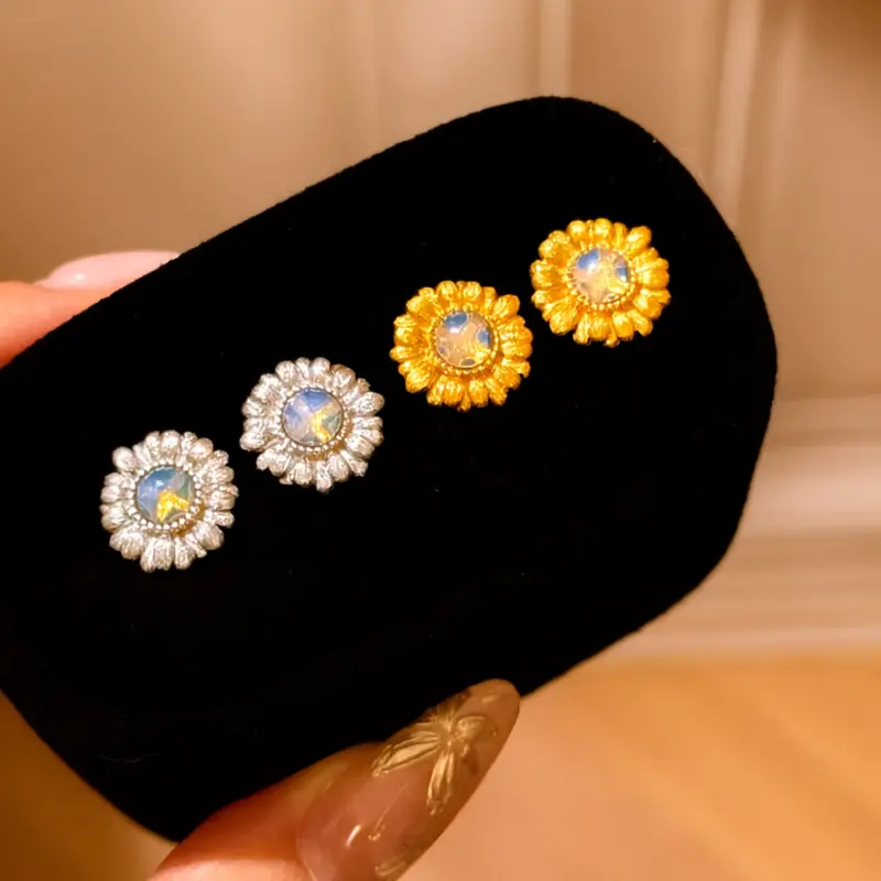 Ag Collective Jewelry - Golden Soleil Bloom Earrings 1