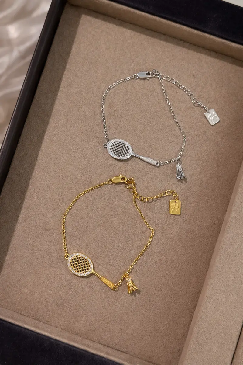 Ag Collective Jewelry – Grand Slam Charm Bracelet (Gold / Silver) 1