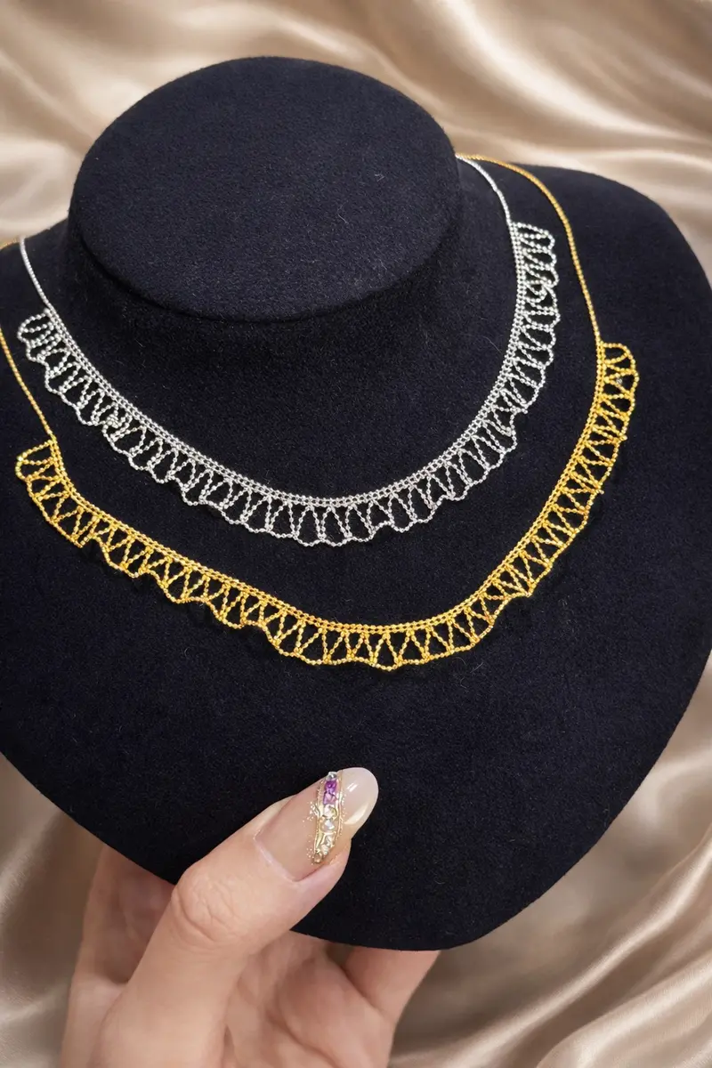 Ag Collective Jewelry – Imperial Lace Choker 1