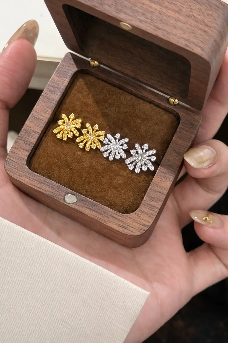 Ag Collective Jewelry – Radiant Bloom Starburst Stud Earrings 1