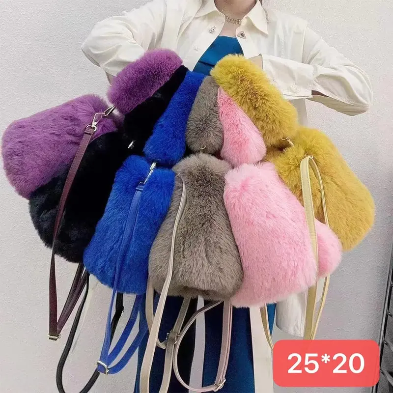 Ag Collective Plush Handbag & Shoulder Bag Women's Bag 1