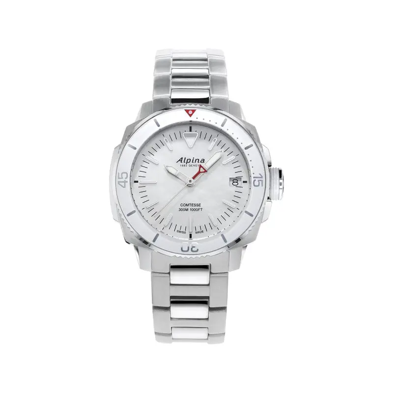 Alpina Seastrong Diver Comtesse Al-240Mpw2vc6b Women's Watch 1