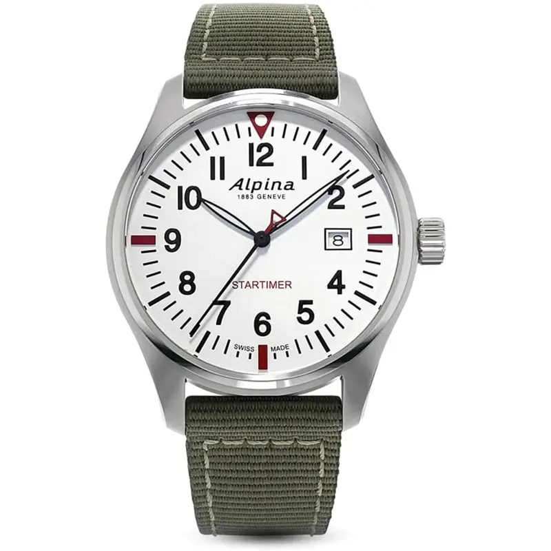Alpina Startimer Pilot Quartz Al-240S4s6  Men's Watch 1