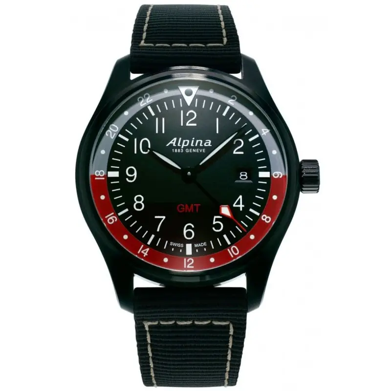 Alpina Startimer Pilot Quartz Gmt Al-247Br4fbs6 Men's Watch 1