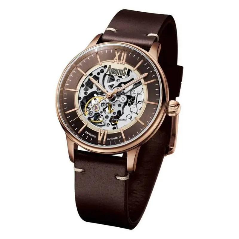 Arbutus Ar1808rff Brown Leather Mens Watch 1