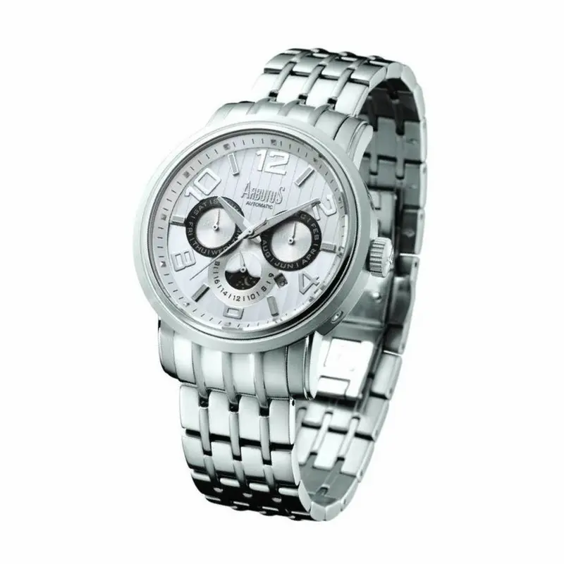 Arbutus Classic Stainless Steel Strap Men Watch Ar515sws 1