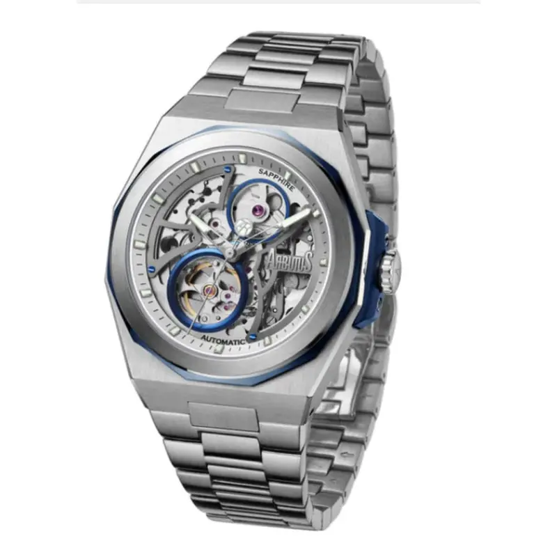 Arbutus Wall Street Icon Automatic Silver Stainless Steel Strap Men Watch Ar2203sws 1