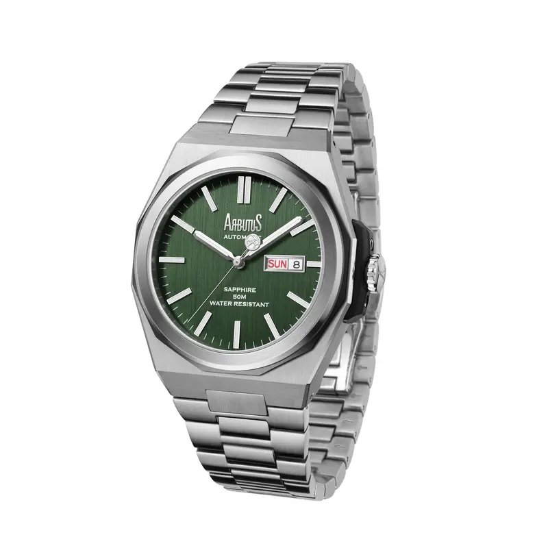 Arbutus Wall Street Icon Silver Stainless Steel Strap Men Watch Ar2204sgs 1