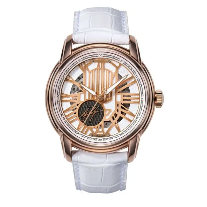 Aries Gold Aaron Yan White Men's Watch - Limited Edition | Aayan1120 Rg-Wrg-W 1