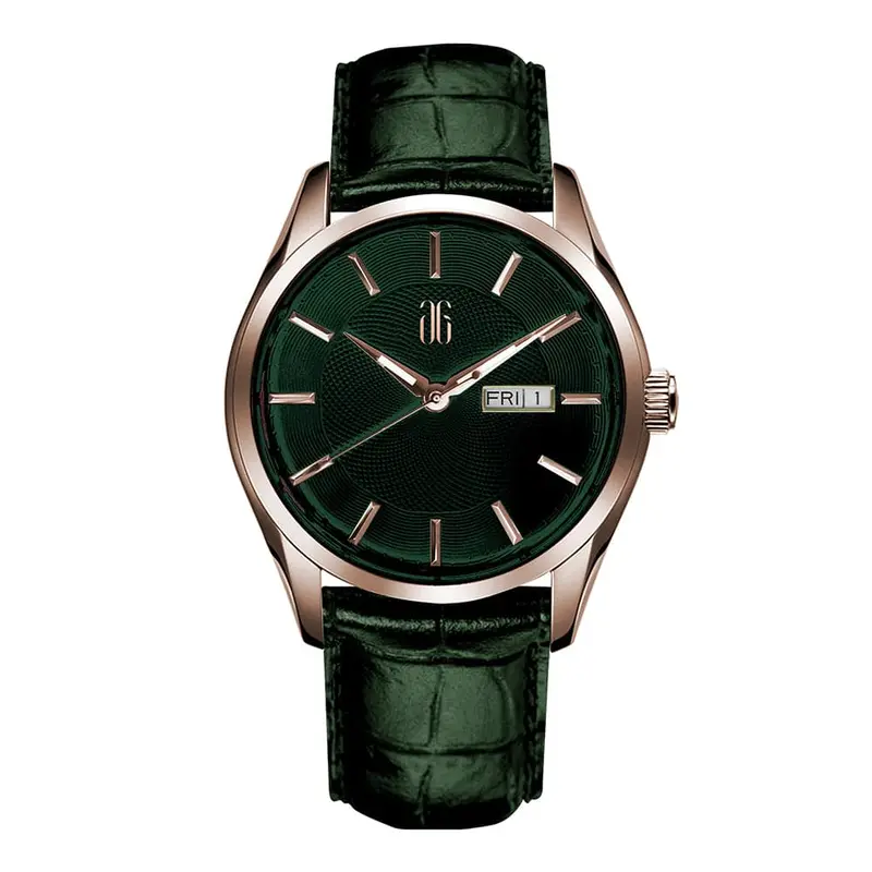 Aries Gold Automatic Green Men's Watch - Sapphire Glass | G 8024 Rg-Gn 1
