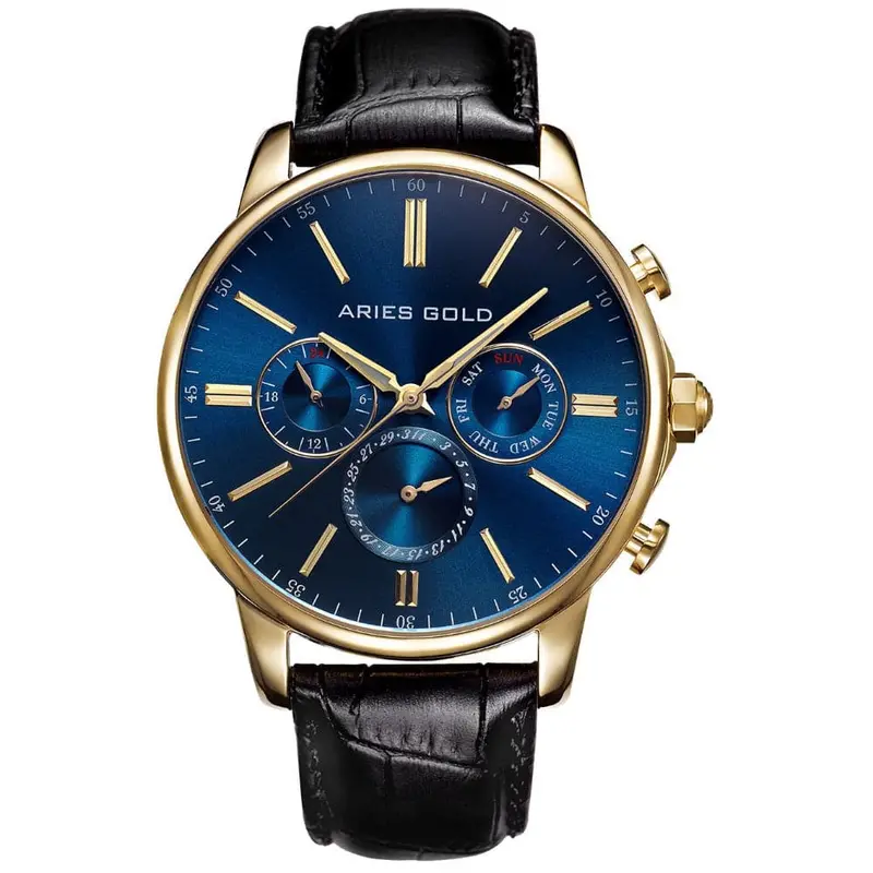 Aries Gold Belfast Black Men's Watch - Chronograph | G 102 G-Bug 1