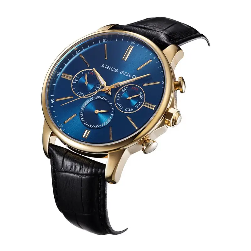 Aries Gold Belfast Black Men's Watch - Chronograph | G 102 G-Bug 2