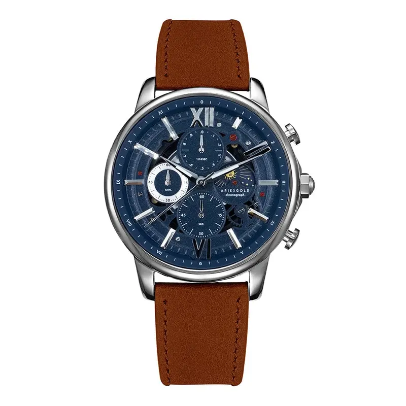 Aries Gold Belfast Moon Brown Men's Watch - Chronograph | G 7013 S-Bu 1