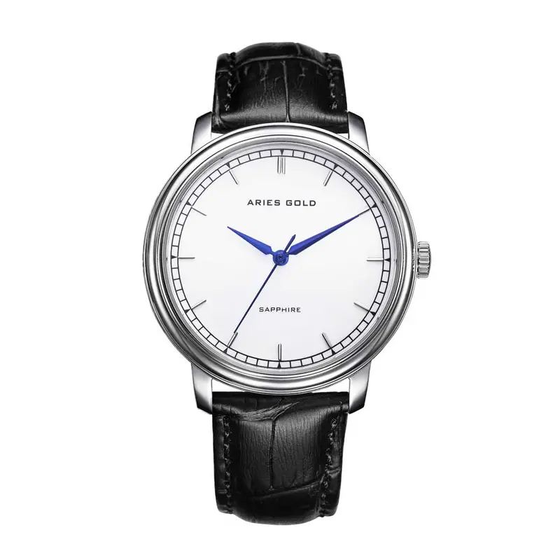 Aries Gold Black Men's Watch - Genuine Leather Strap | G 1012Z S-W 1