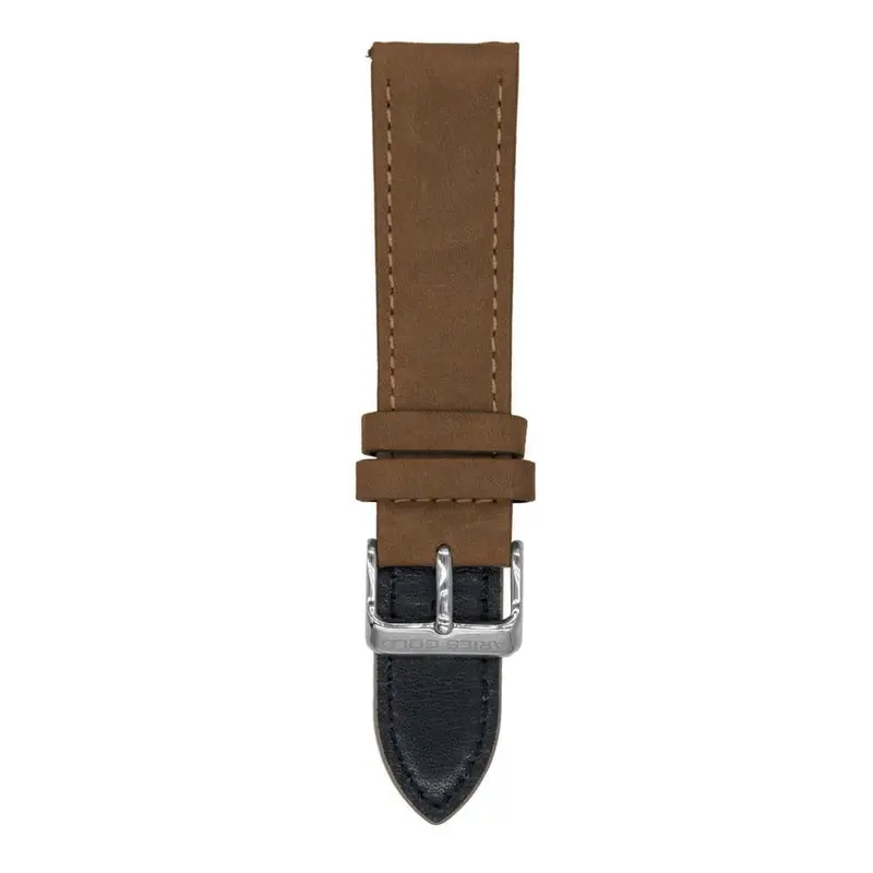 Aries Gold Brown  Ag-L0035-22 Leather Strap 1