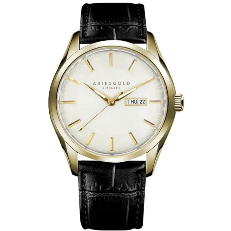 Aries Gold Diplomat Black Men's Watch - Japan Automatic | G 9034 G-W 1