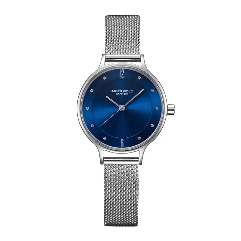 Aries Gold Enchant Blue Women's Watch - Mesh Strap | L 5033Z S-Bu 1
