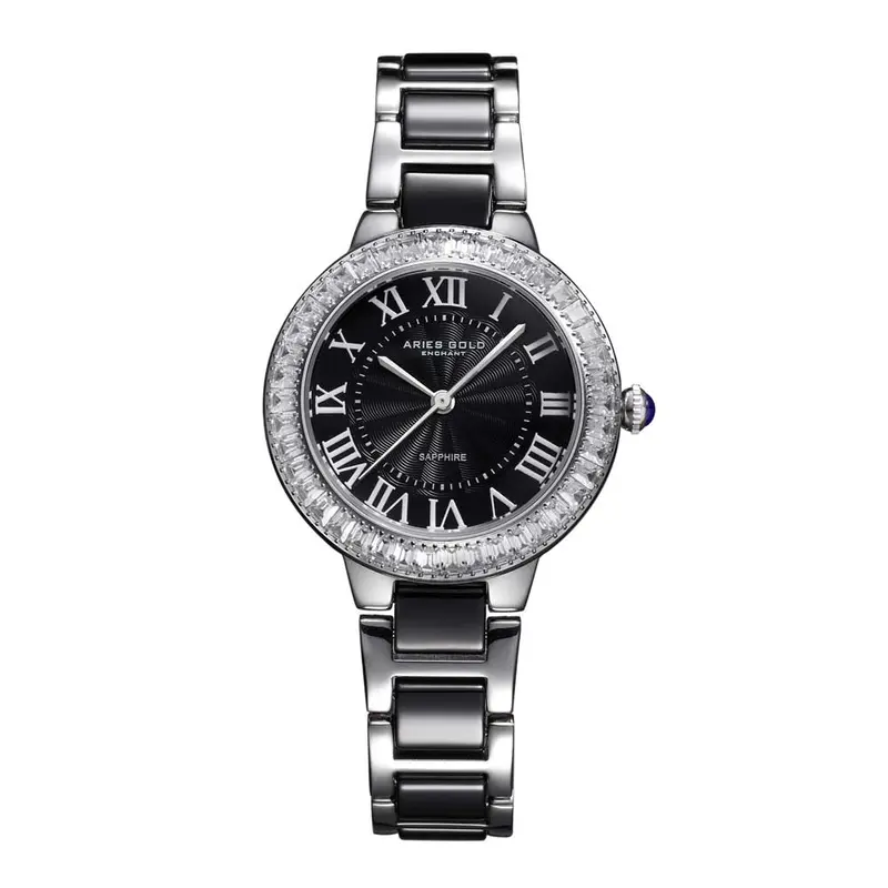 Aries Gold Enchant Capella Black Women's Watch - Ceramic Inlay | L 5015Z S-Bk 1